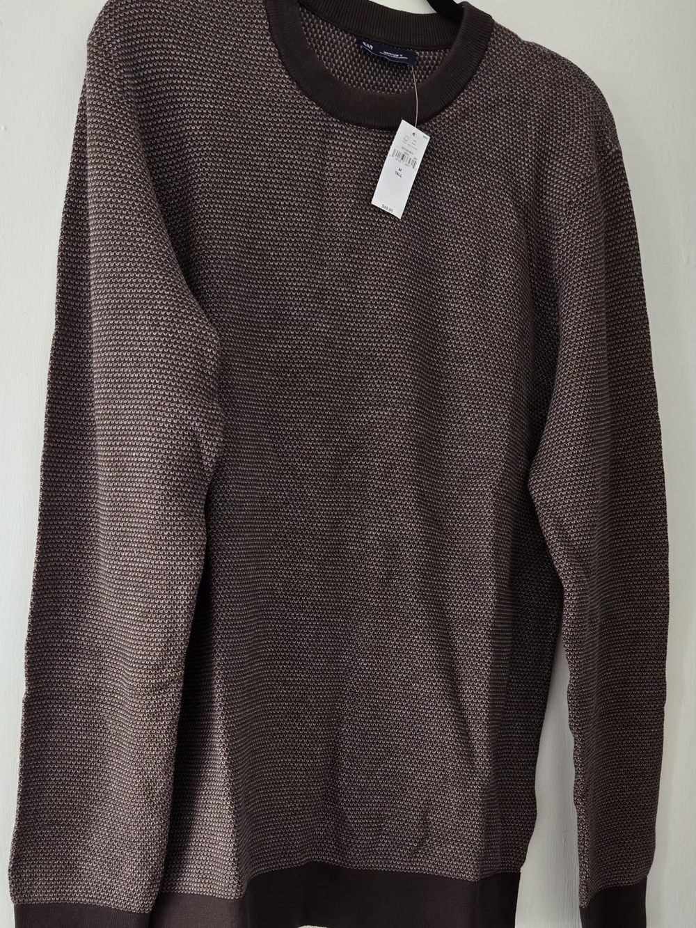 Gap Men's Crewneck Sweater in Brown